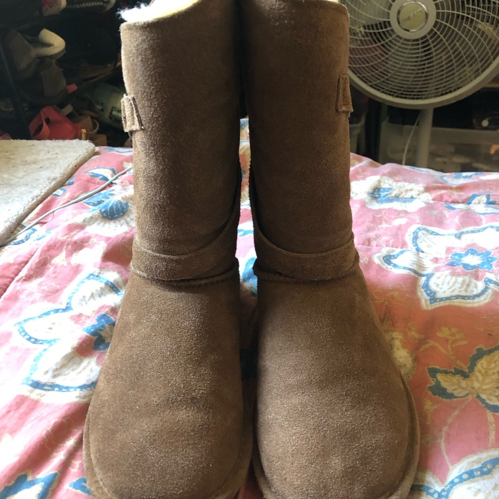 Woman’s Brown Suede Mid-Calf Boots